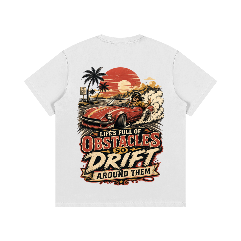 Life is full of obstcles drift around them-Essential Cotton T-Shirt