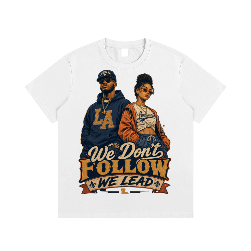 We don't follow we lead-Essential Cotton T-Shirt