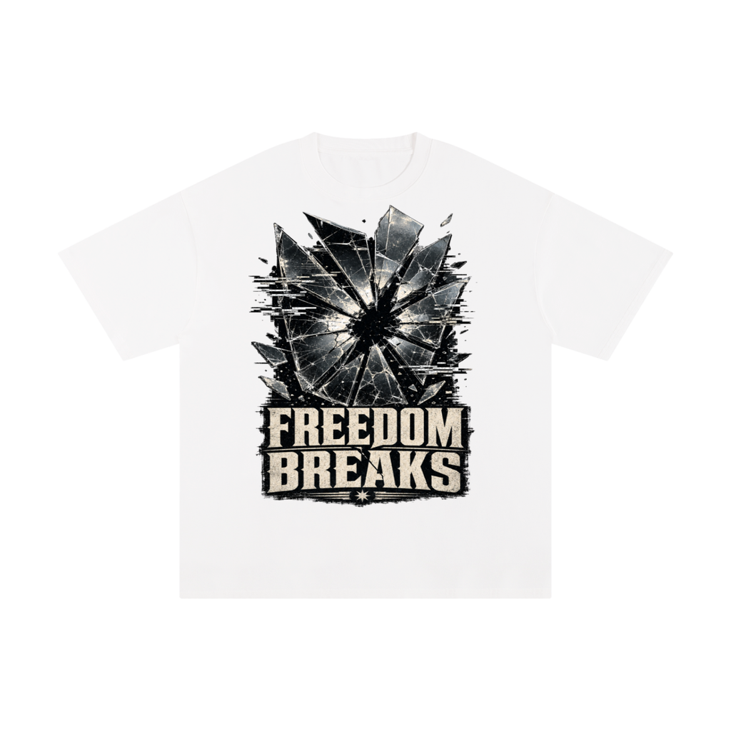 Freedom breaks-Pure Cotton T-Shirt