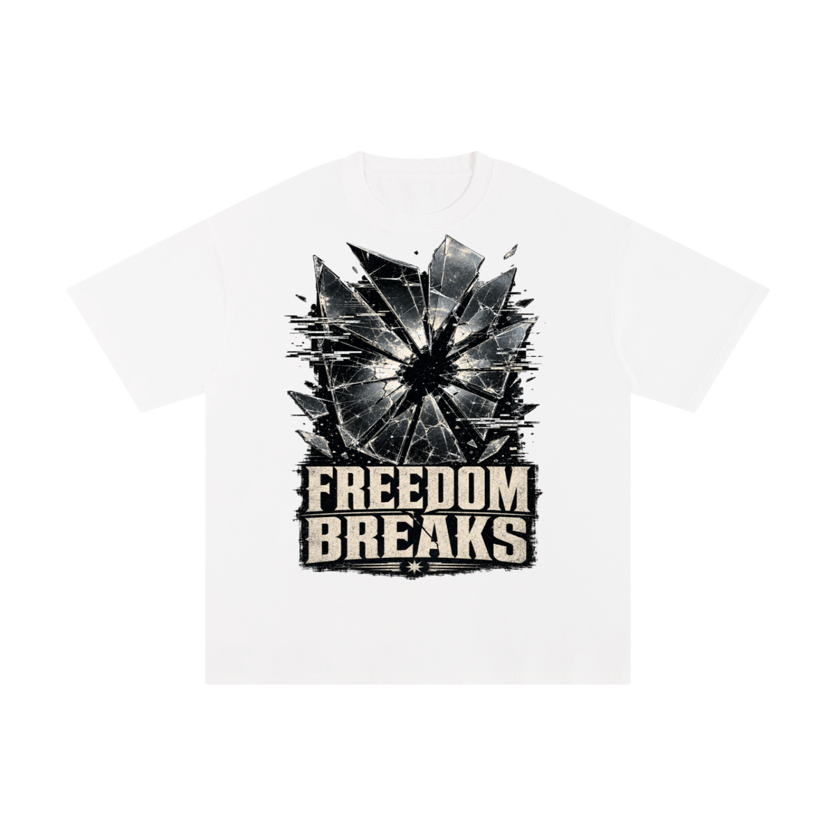 Freedom breaks-Pure Cotton T-Shirt