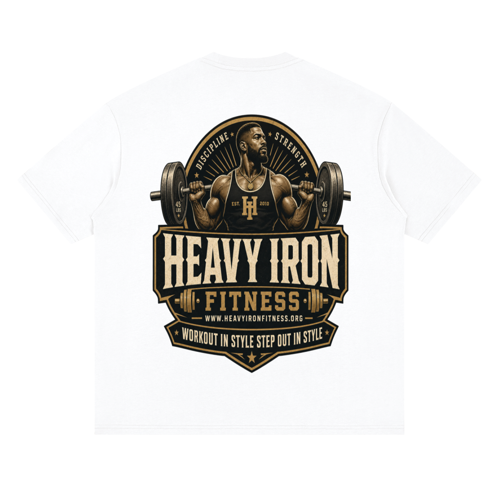 Heavy iron fitness-Streetwear Loose Drop Shoulder T-Shirt