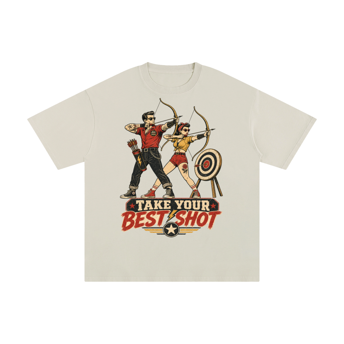 Take your best shot-Pure Cotton T-Shirt
