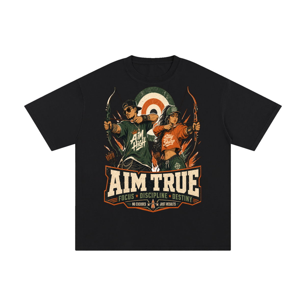 Aim true-Pure Cotton T-Shirt
