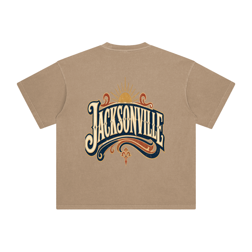Jacksonville-Enzyme Washed T-Shirt