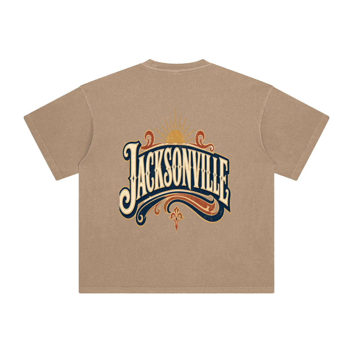 Jacksonville-Enzyme Washed T-Shirt