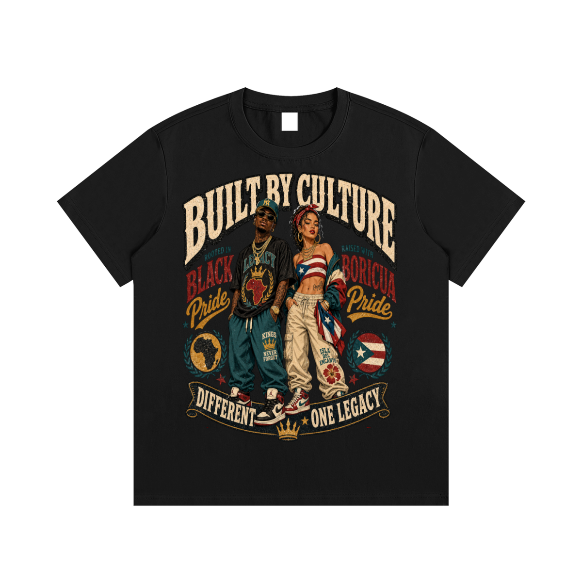 Built by culture-Essential Cotton T-Shirt