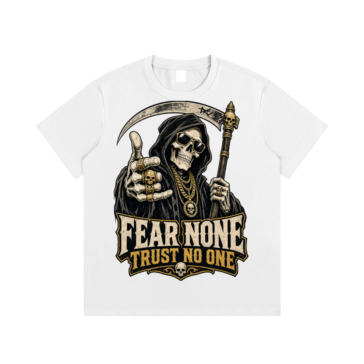 Fear none-Essential Cotton T-Shirt