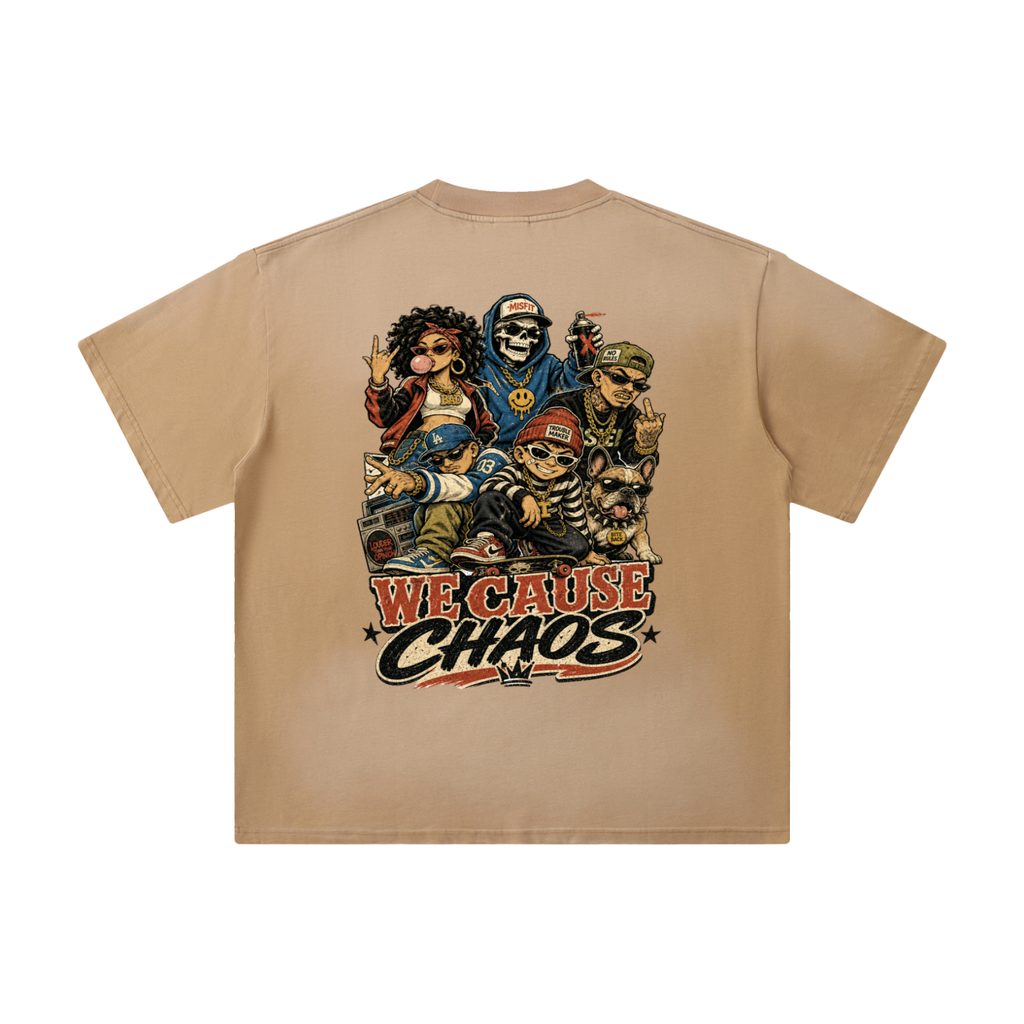 We cause chaos-Sunfade T-Shirt