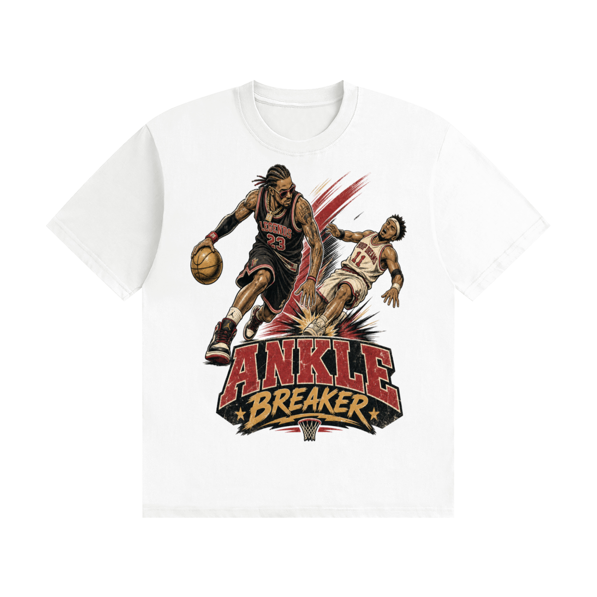 Ankle breaker-Seamless Cotton T-Shirt