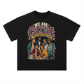 We are culture-Heavyweight Drop Shoulder Cotton T-Shirt