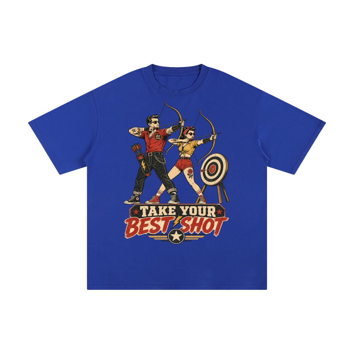 Take your best shot-Pure Cotton T-Shirt