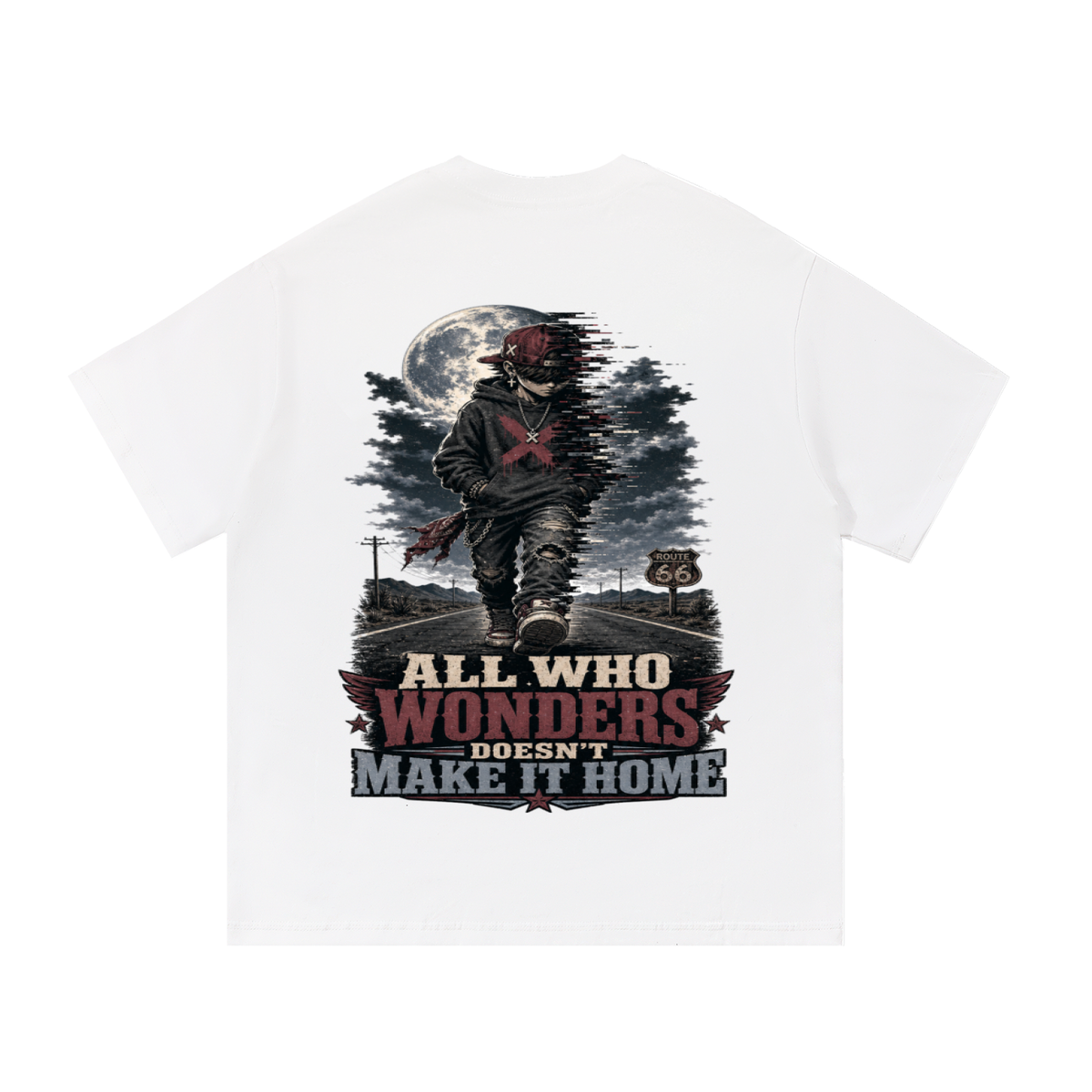 All who wonders doesn't make it home-Essential Cotton T-Shirt