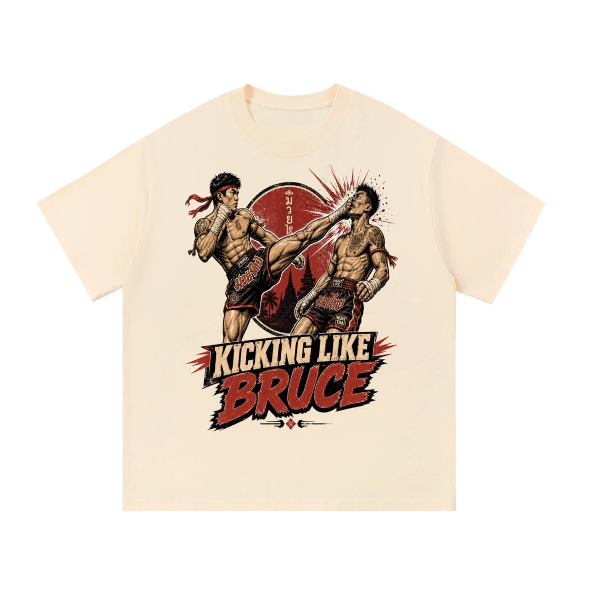 Kicking like Bruce-Essential Cotton T-Shirt