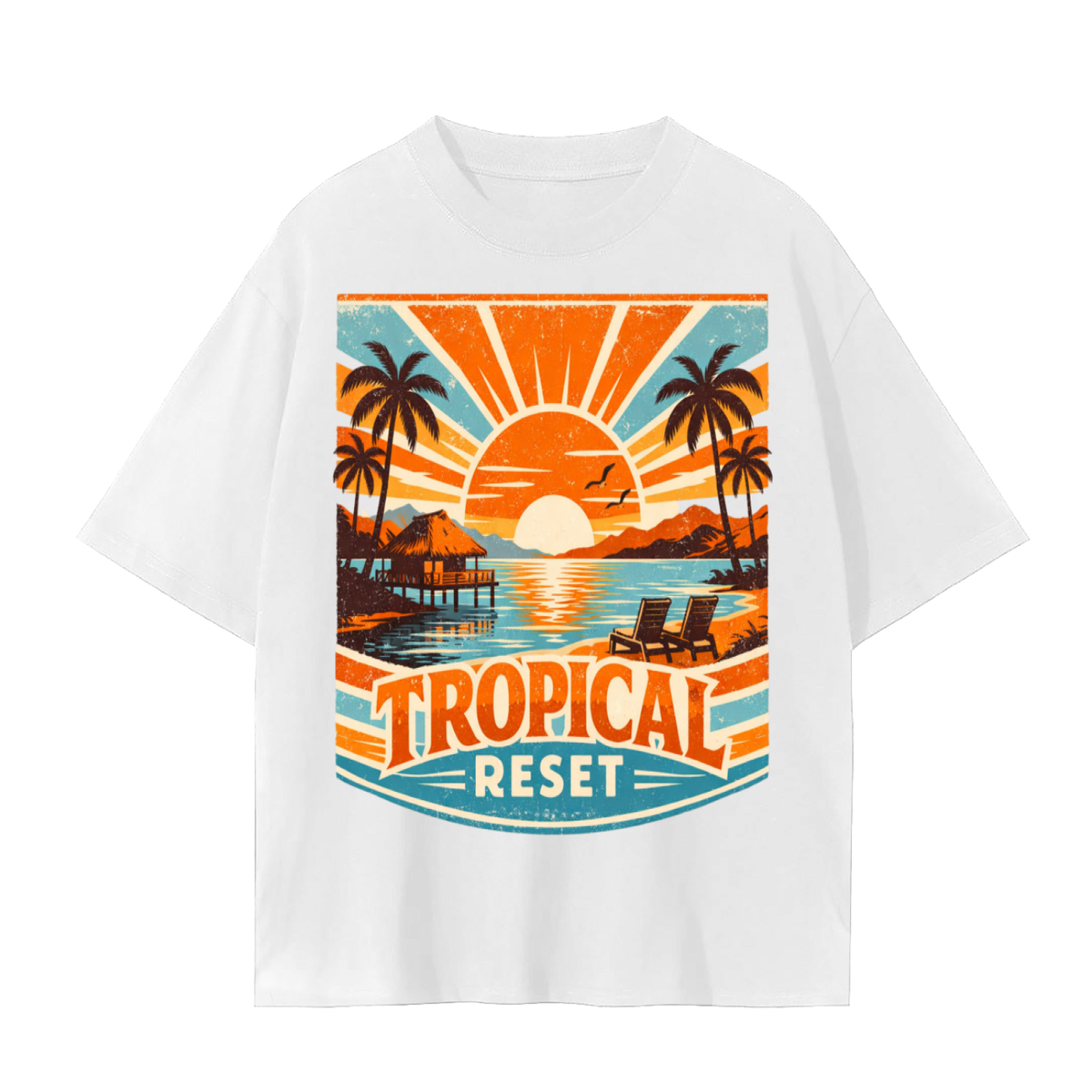 Tropical reset-Seamless T-Shirt