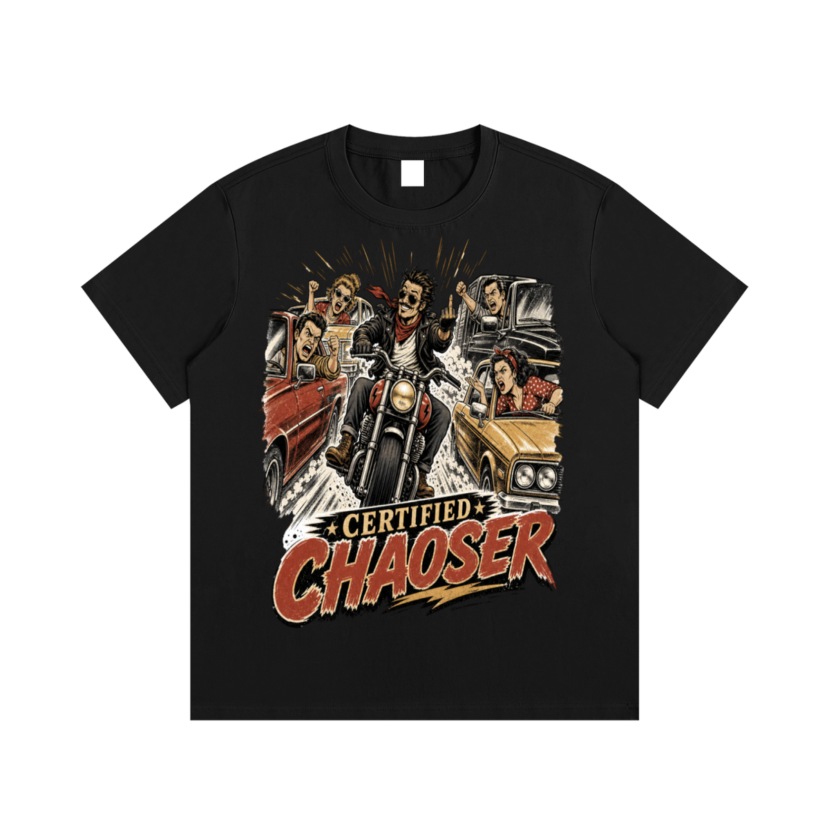 Certified chaoser-Essential Cotton T-Shirt