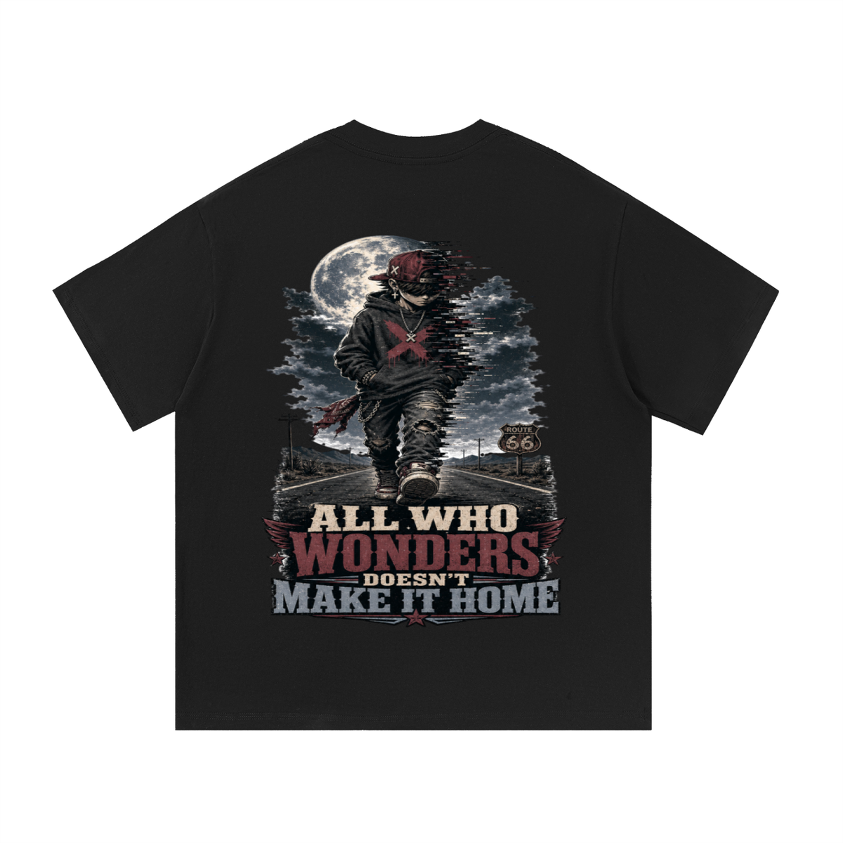 All who wonders doesn't make it home-Essential Cotton T-Shirt