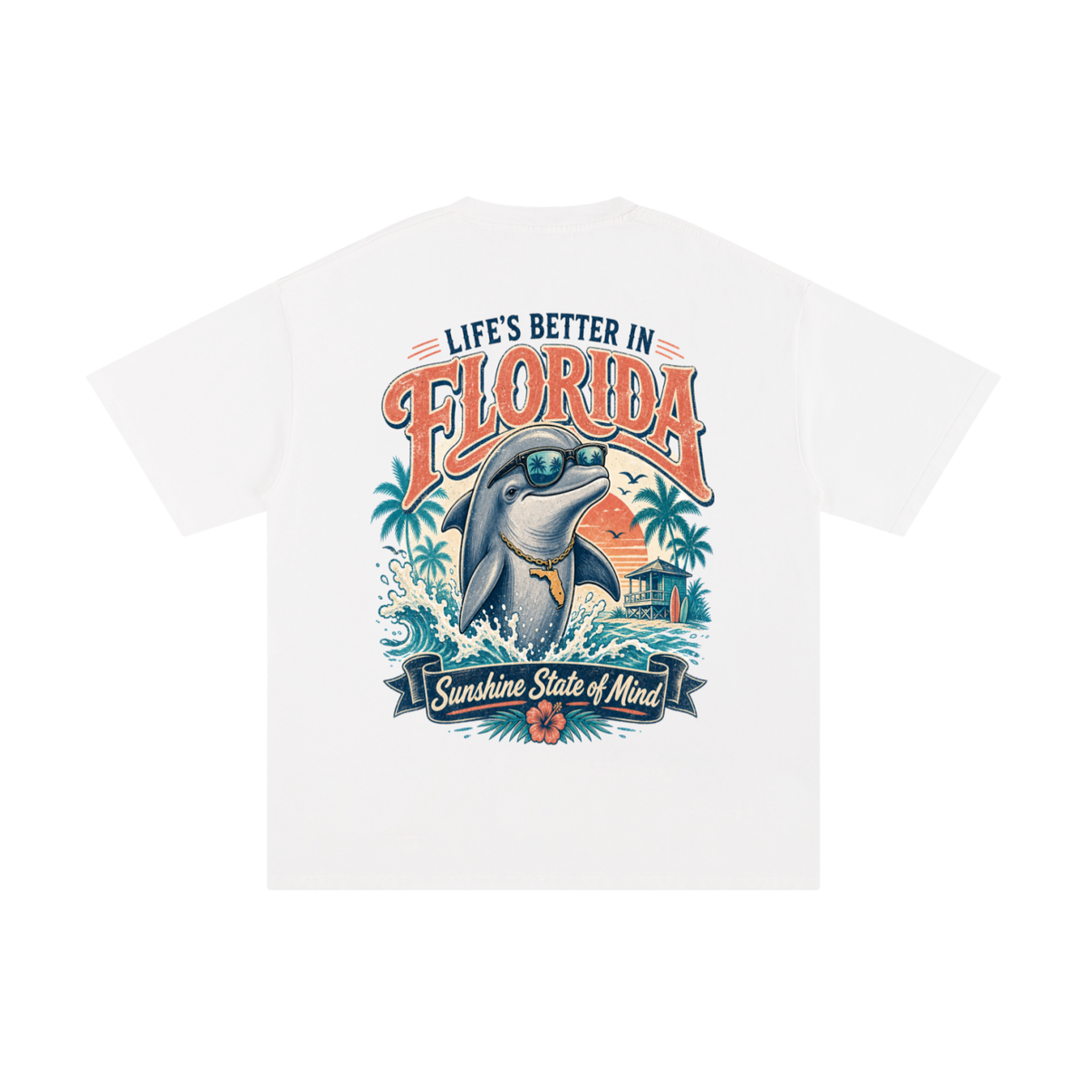 Life's better in Florida- Pure Cotton T-Shirt