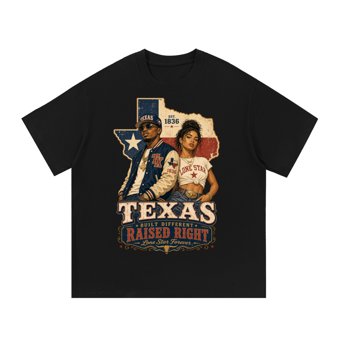 Texas-Essential Cotton T-Shirt
