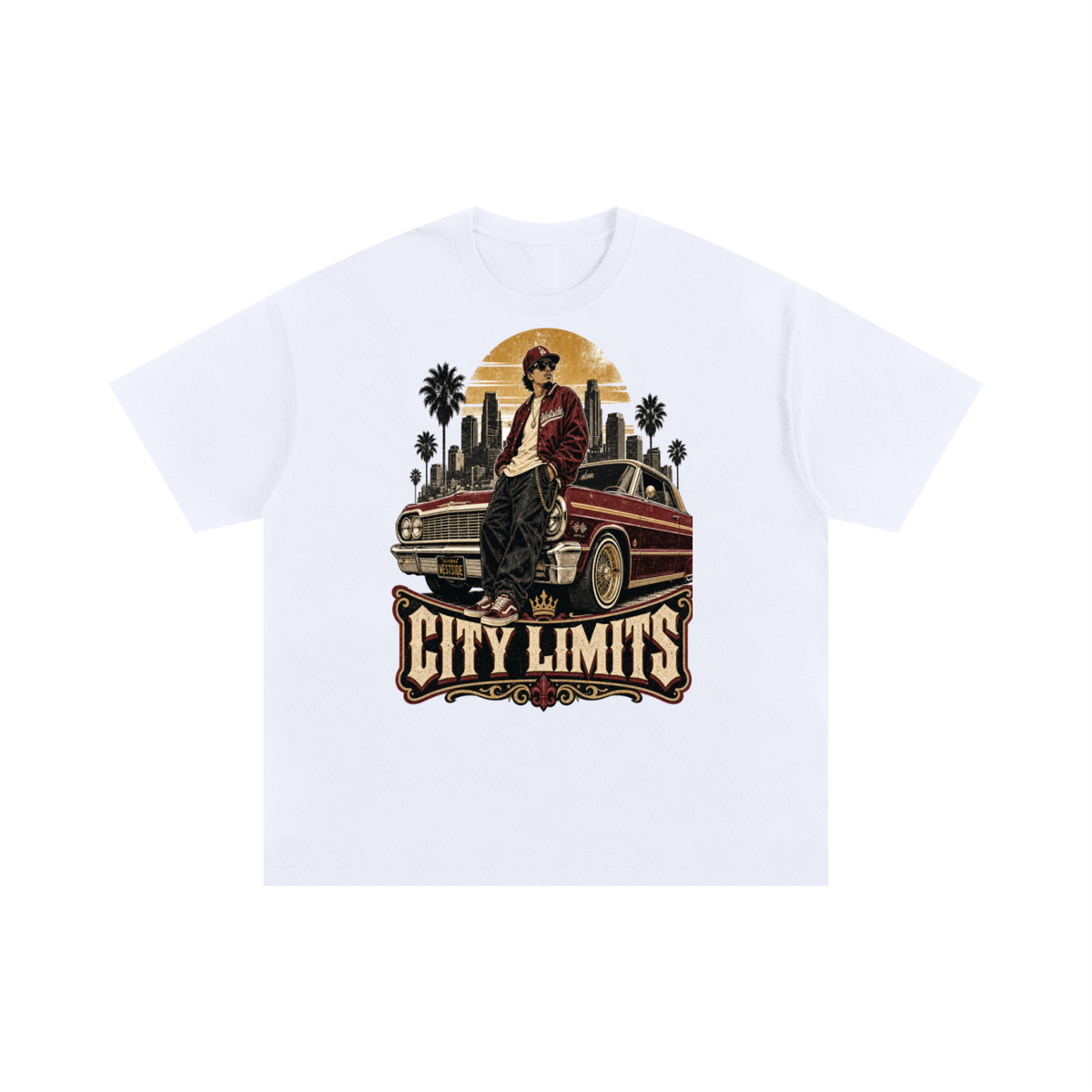 City limits- Oversized Cotton T-Shirt