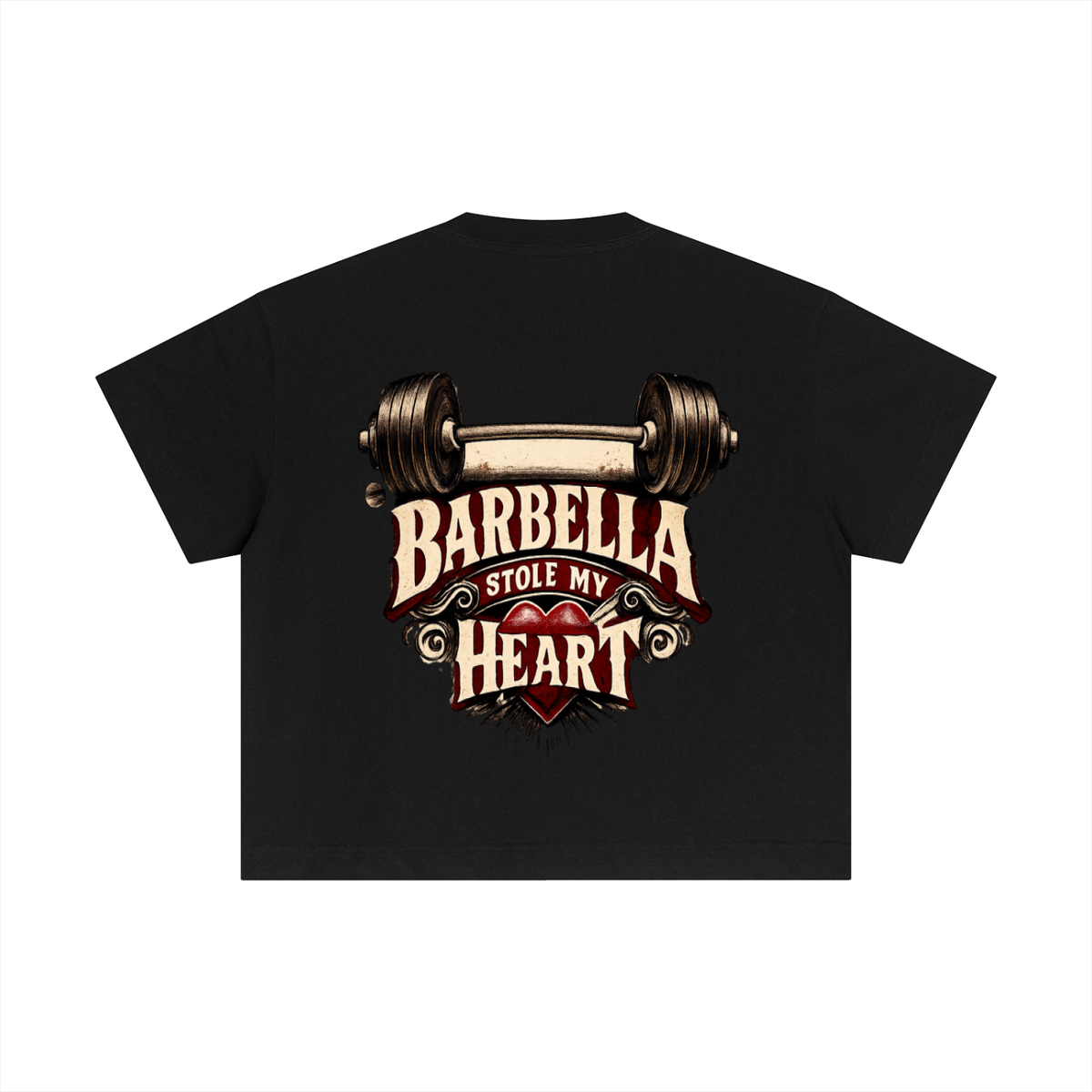 Barbella stole my heart-Essential Cotton Boxy T-Shirt