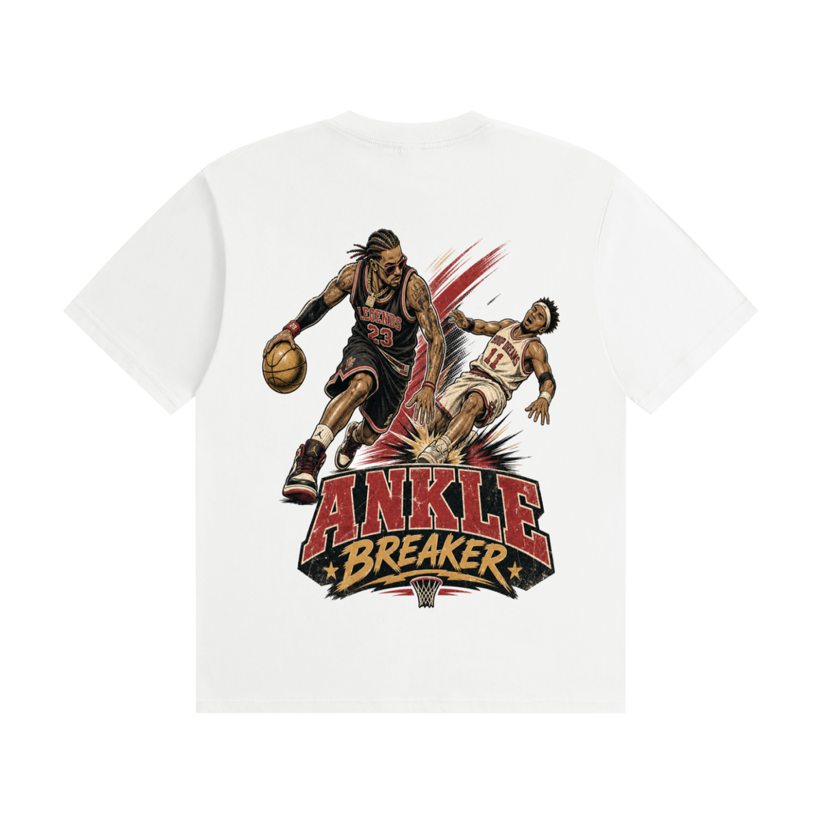 Ankle breaker-Seamless Cotton T-Shirt