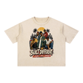 Built different-Mineral Wash Boxy Cotton T-Shirt