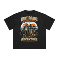 Dirt roads good times-Enzyme Washed T-Shirt