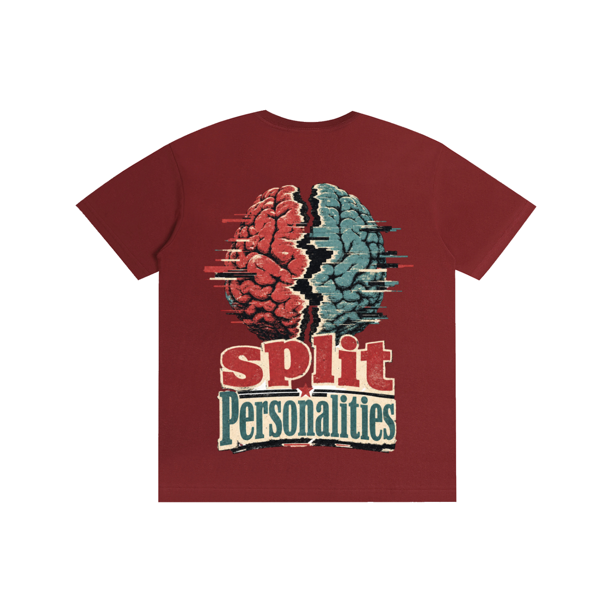 Split personalities-Pure Cotton T-Shirt