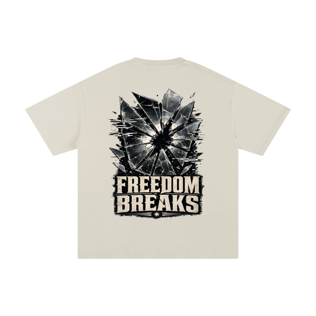 Freedom breaks-Pure Cotton T-Shirt