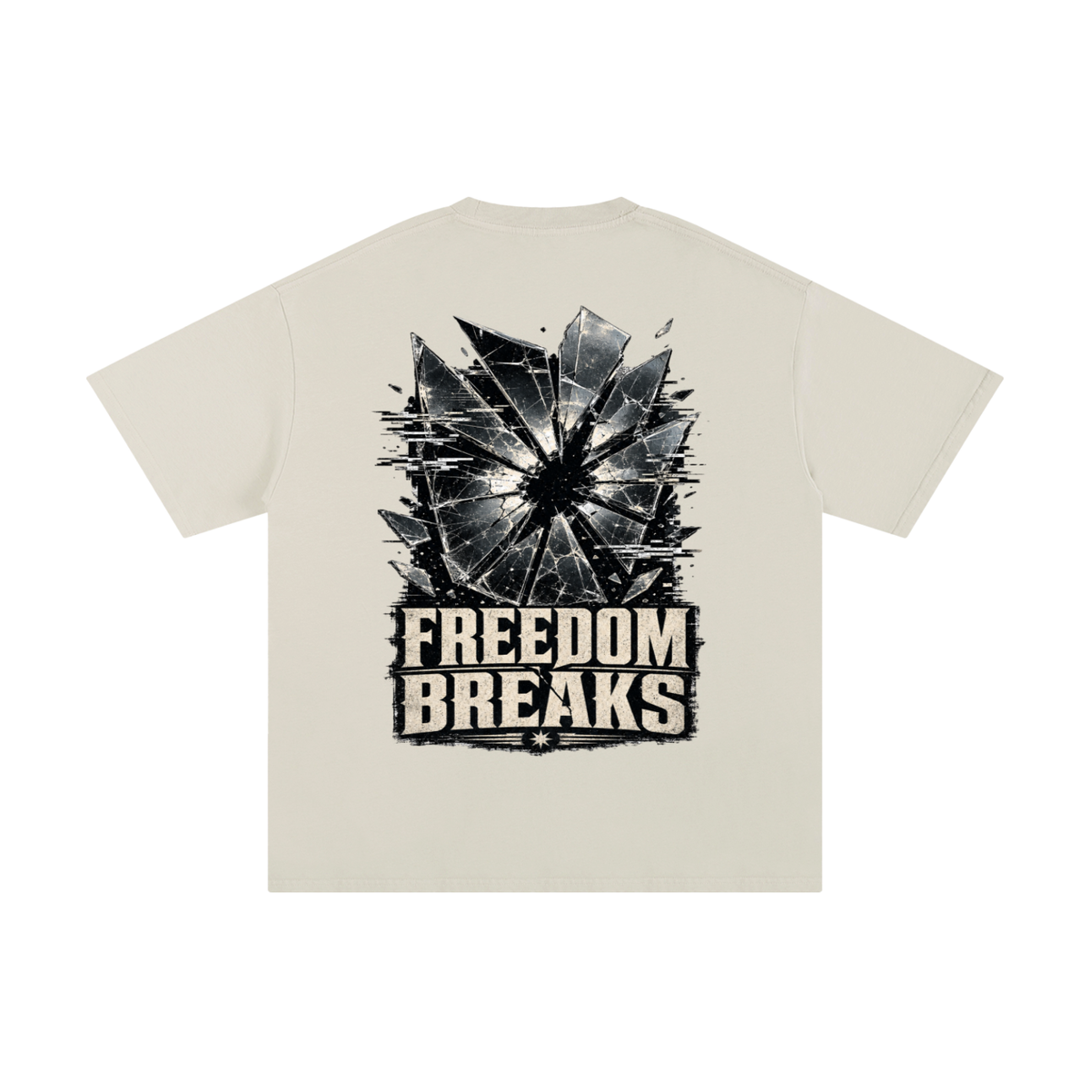 Freedom breaks-Pure Cotton T-Shirt