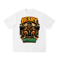 Beary intense-Heavyweight Vintage Washed Frayed T-Shirt