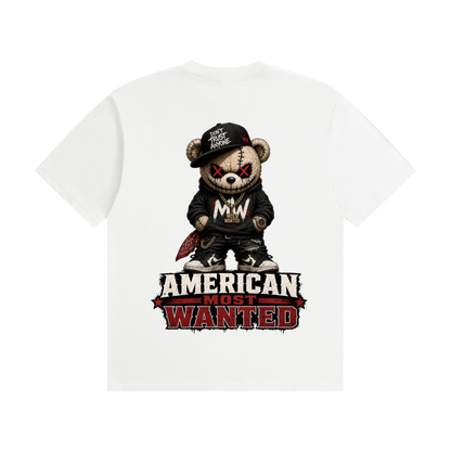 American  most wanted- Seamless Cotton T-Shirt