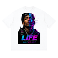 Life's your masterpiece-Streetwear Loose Drop Shoulder T-Shirt