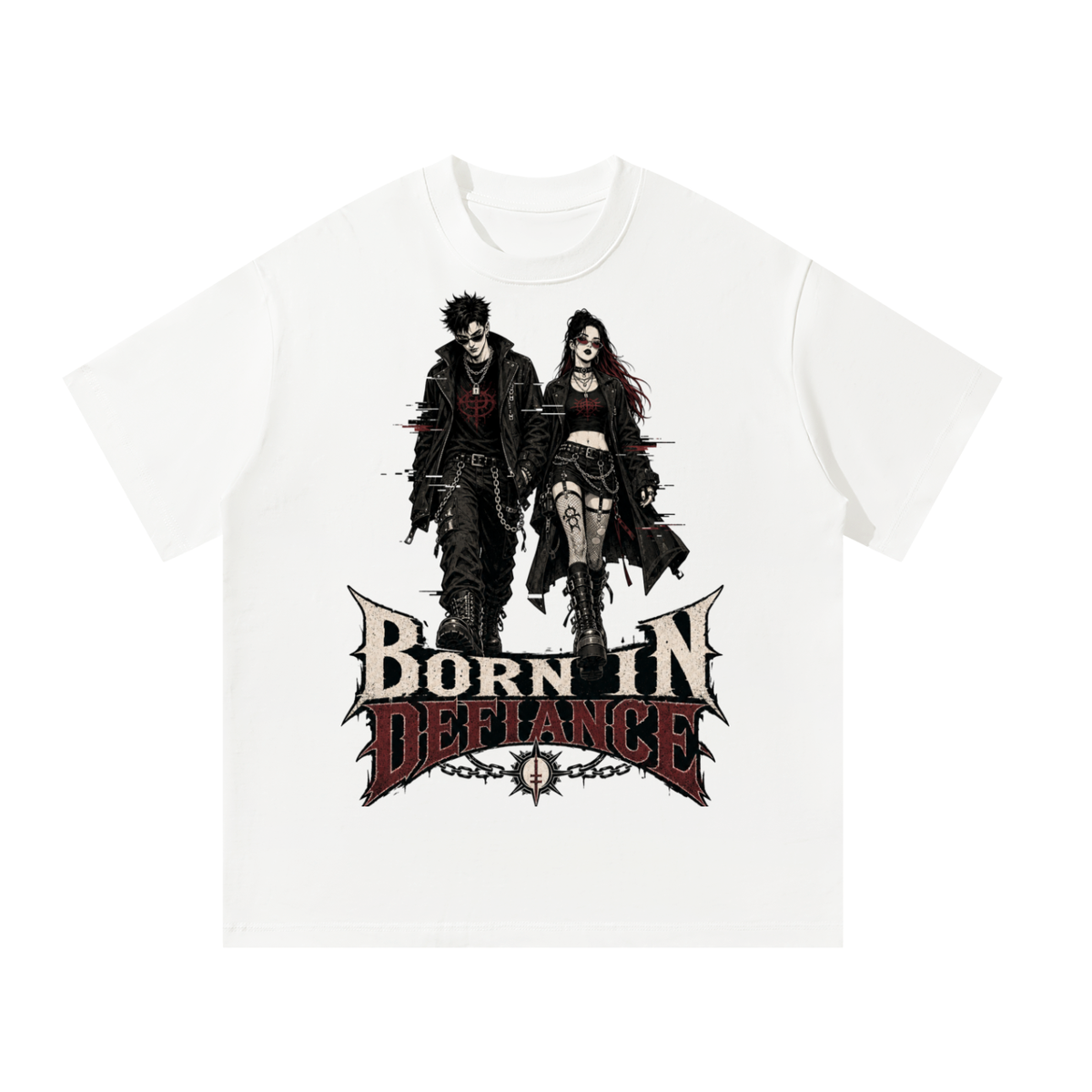 Born in defiance-Oversized T-Shirt