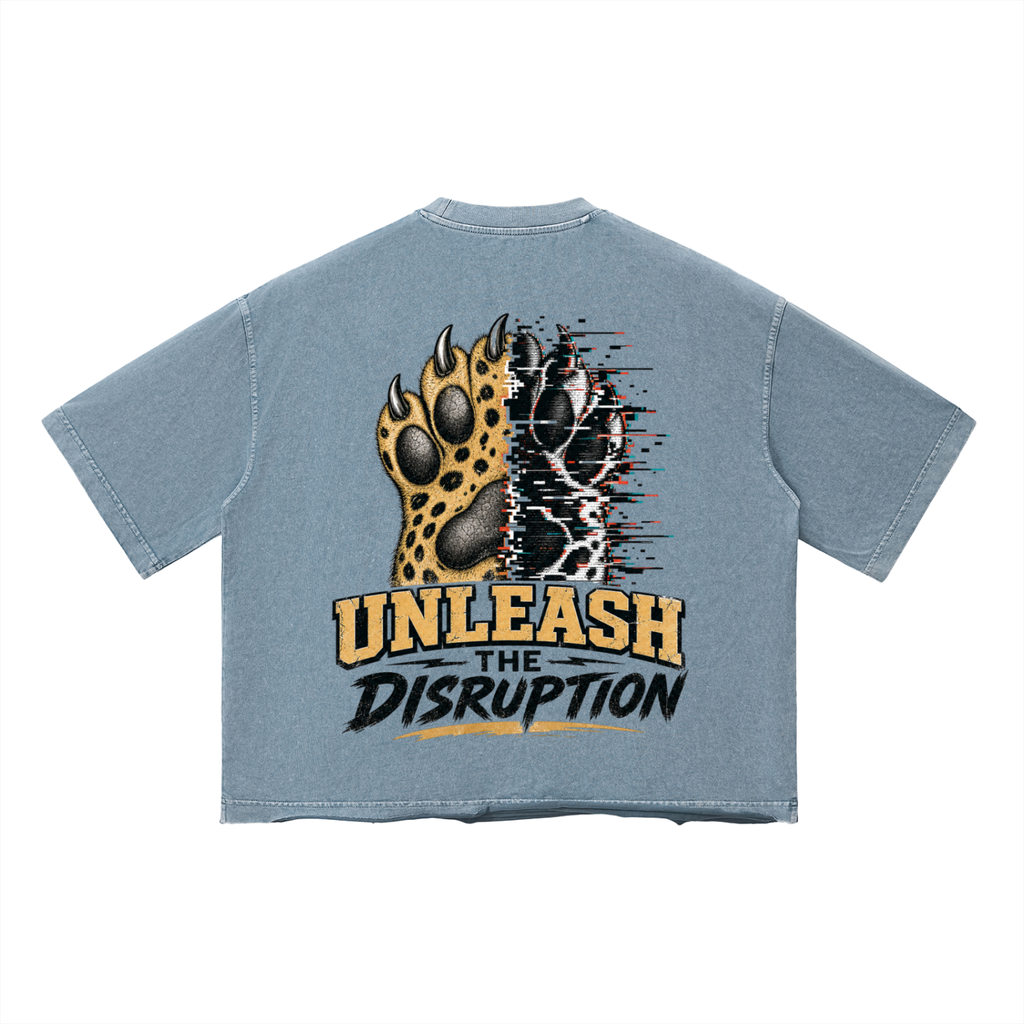 Unleash the disruption-Vintage Wash Boxy T-Shirt