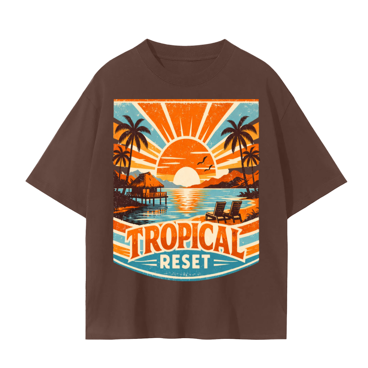 Tropical reset-Seamless T-Shirt