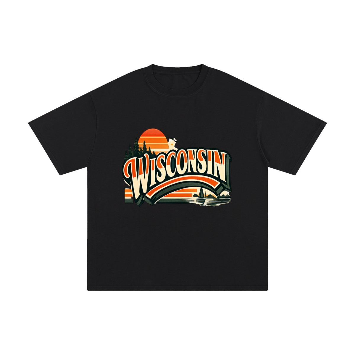 Wisconsin-Pure Cotton T-Shirt
