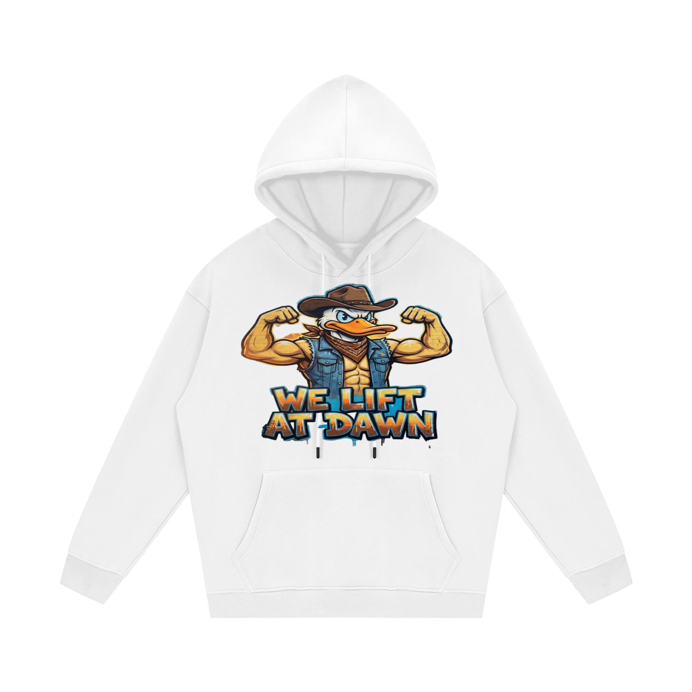 We Lift at Dawn - Streetwear Fleece Hoodie(This product is shipped from oversees ship time may take longer)
