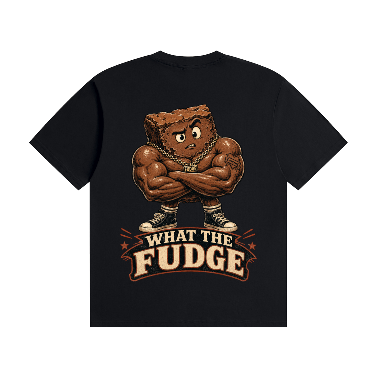 What the fudge-Seamless Cotton T-Shirt