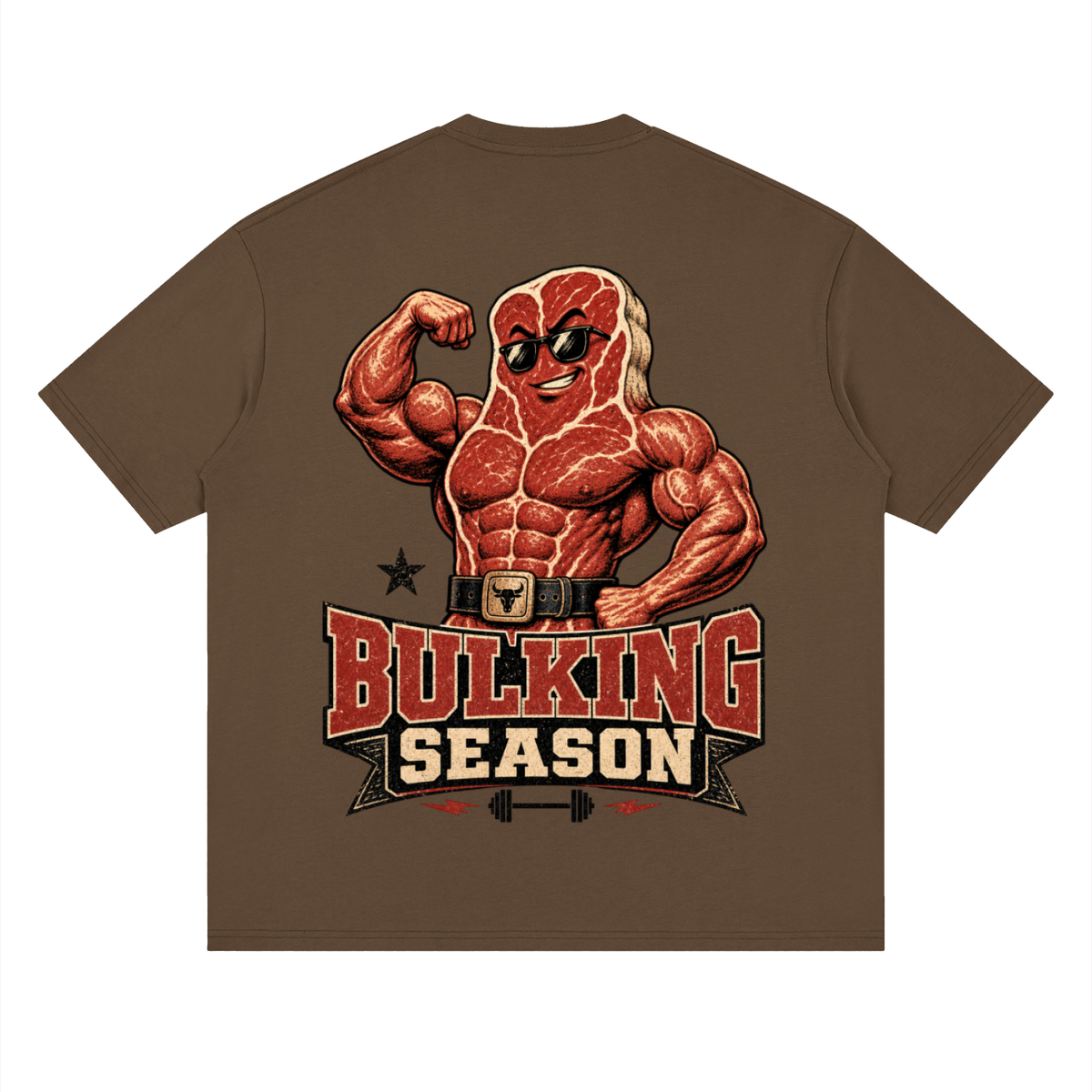 Bulking season-Streetwear Loose Drop Shoulder T-Shirt
