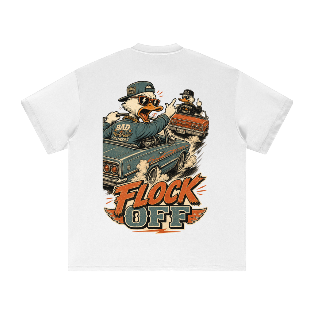 Flock off-Heavyweight Earth Tone T-Shirt