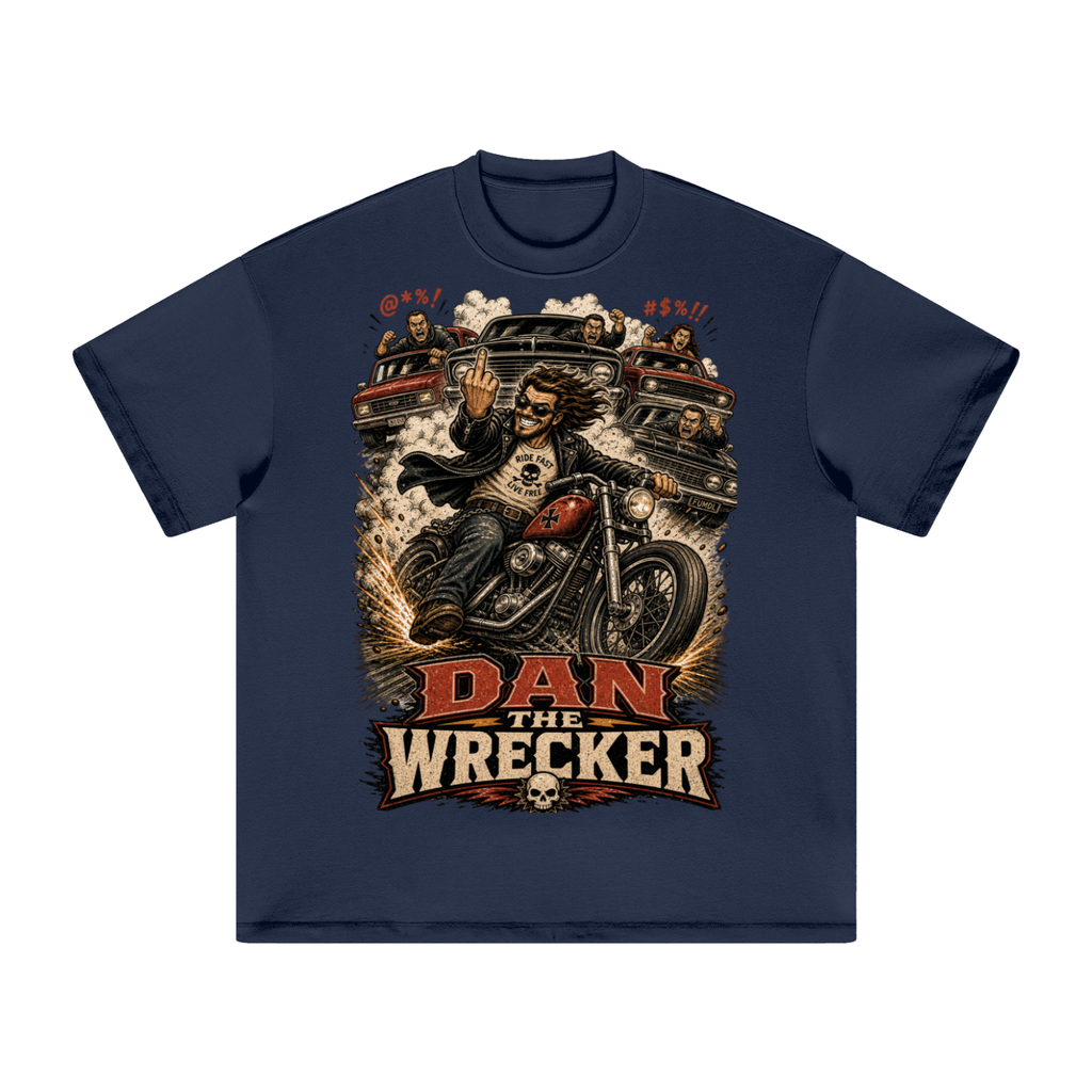 Dan the wrecker-Heavyweight Earth Tone T-Shirt