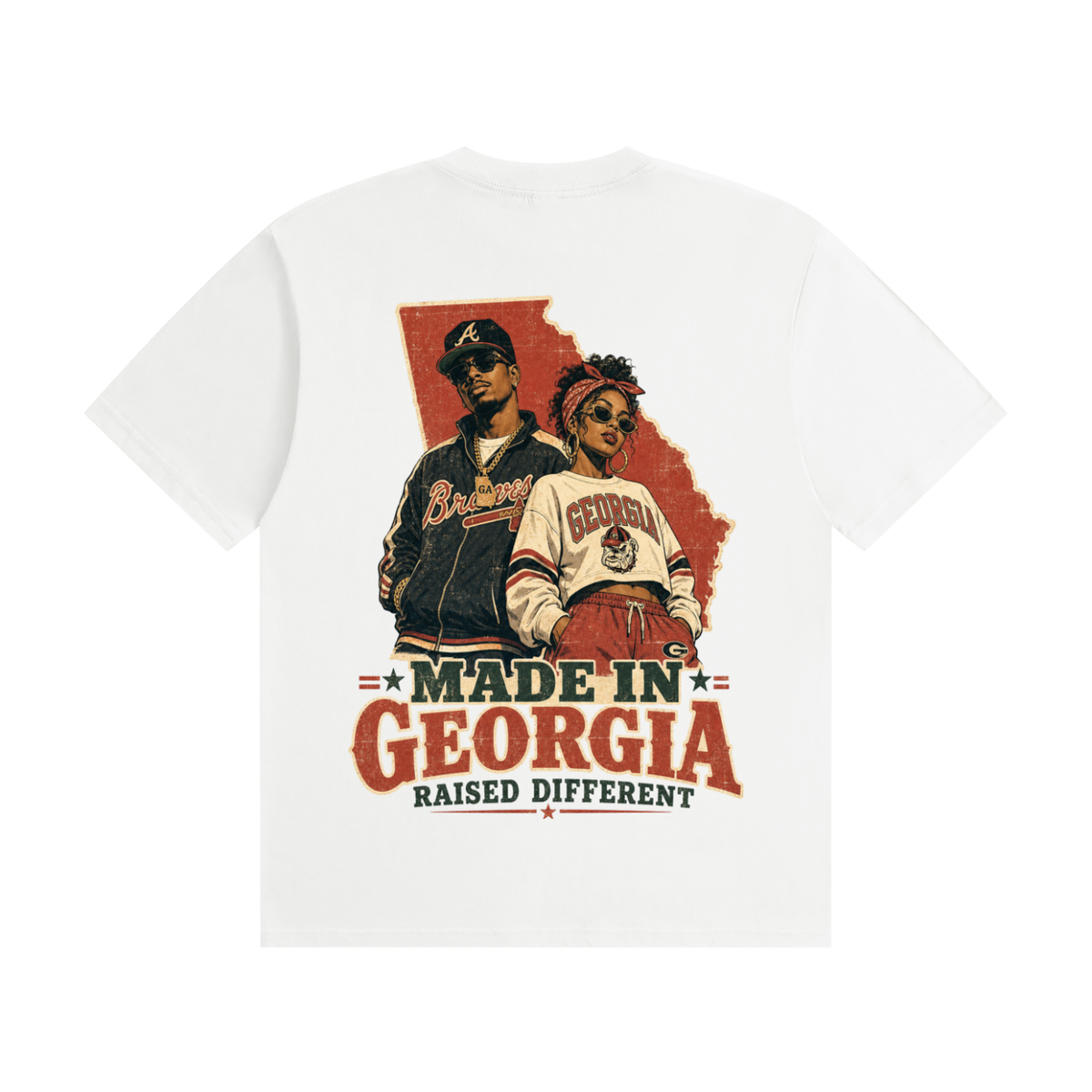 Made in Georgia-Seamless Cotton T-Shirt