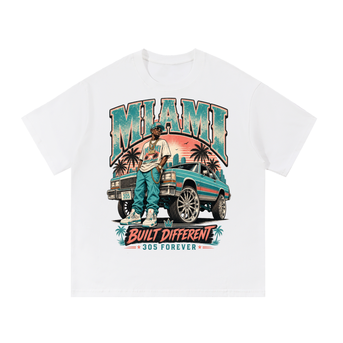 Miami-Essential Cotton T-Shirt
