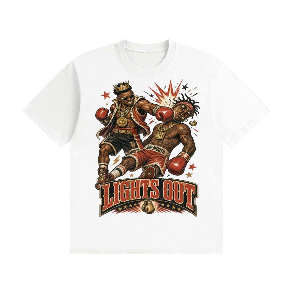 Lights out-Seamless Cotton T-Shirt