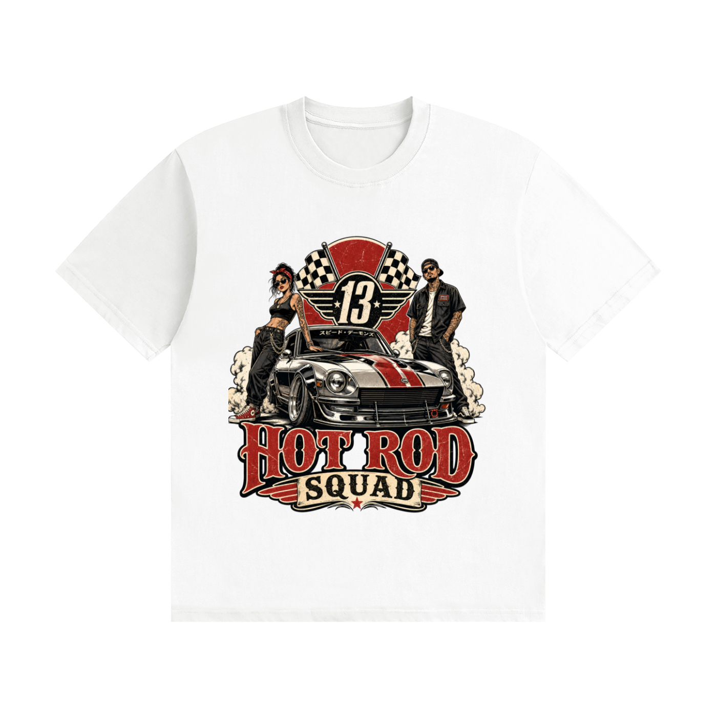 Hot rod squad Seamless Cotton T-Shirt