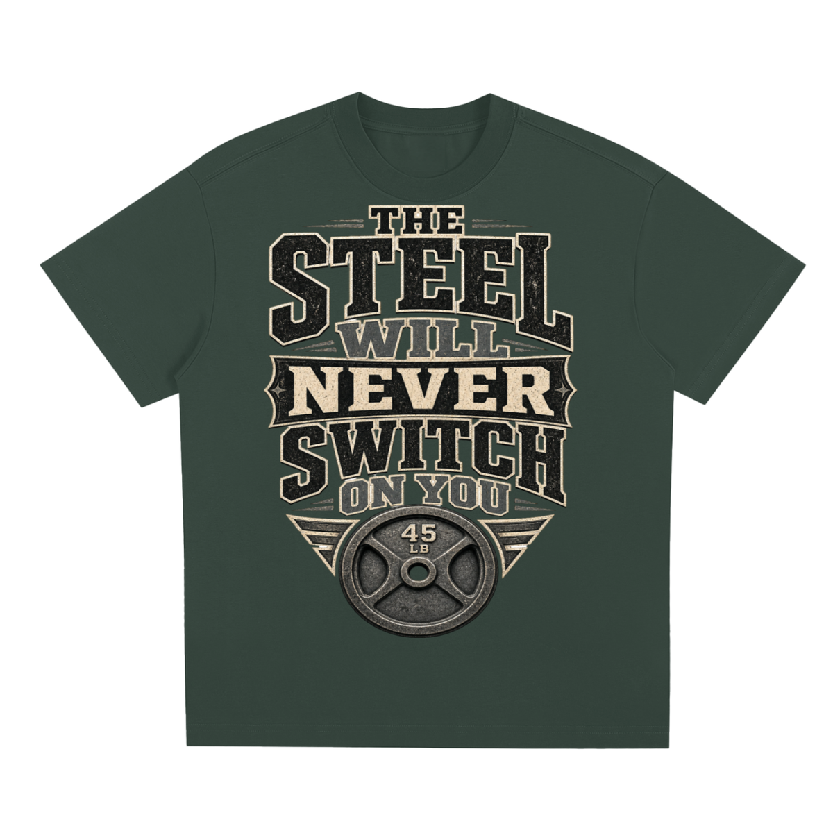 The steel will never switch on you-Sorona Quick-Dry Cooling T-Shirt