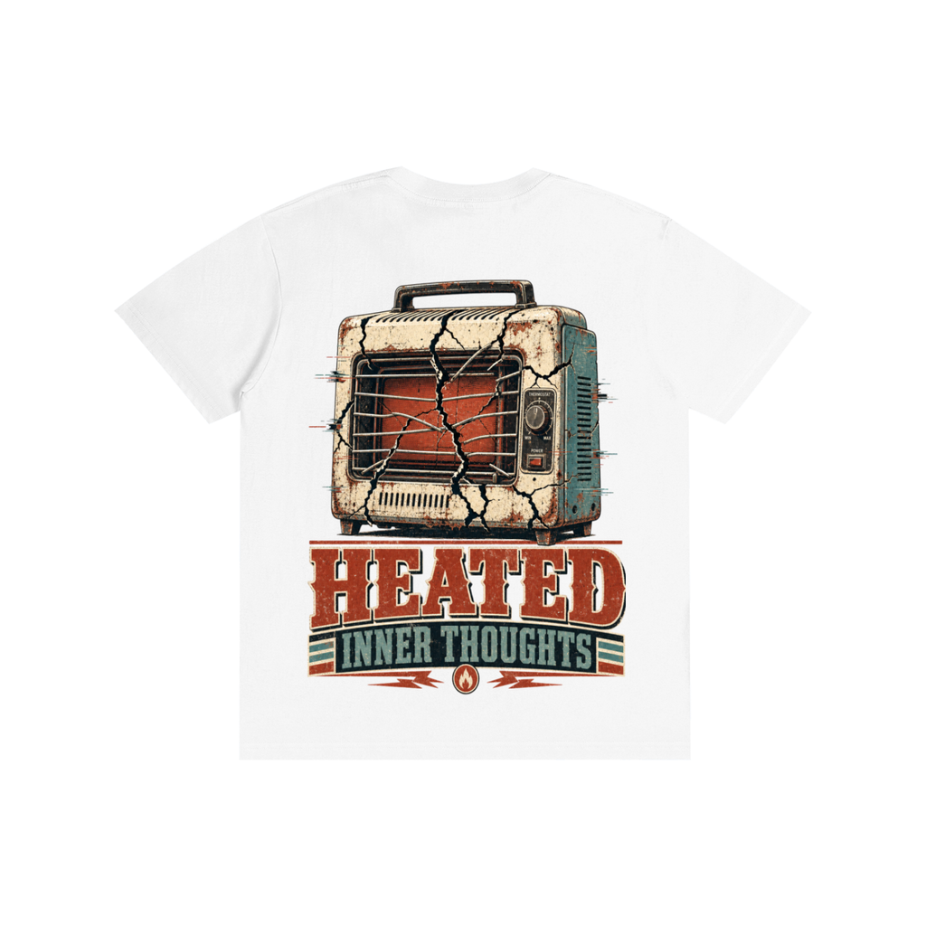 Heated inner thoughts-Pure Cotton T-Shirt