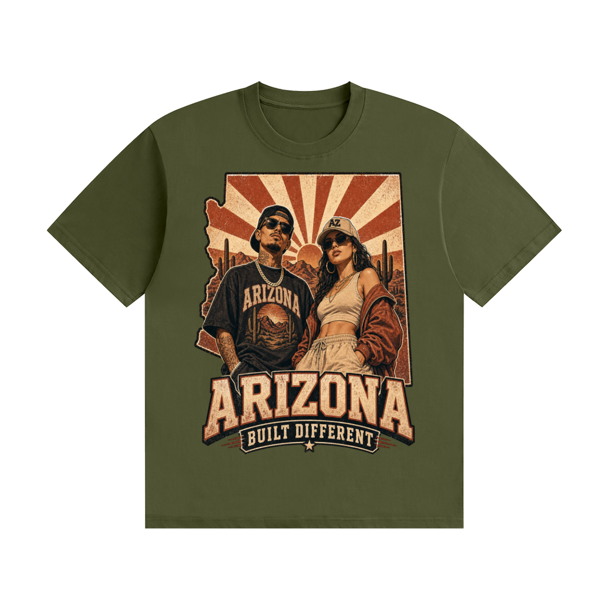 Arizona-Seamless Cotton T-Shirt