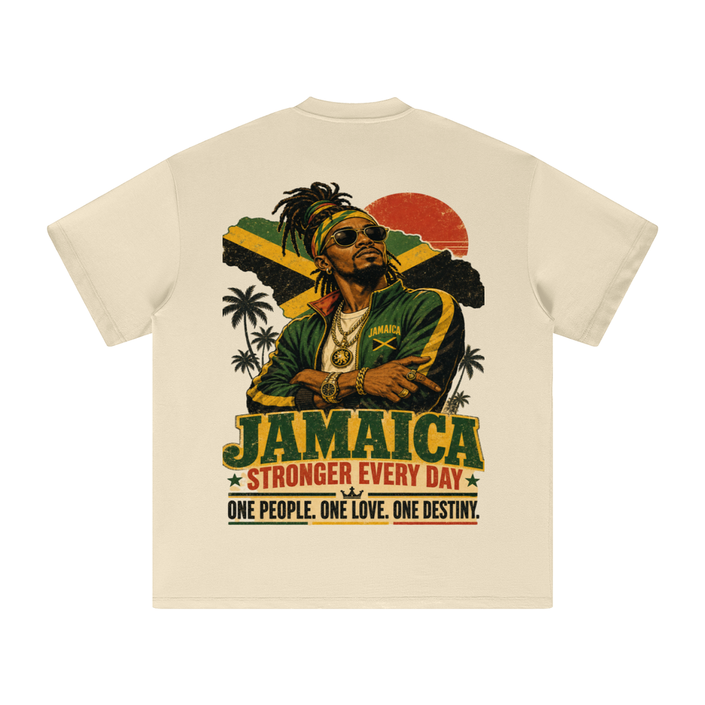 Jamaica-Heavyweight Earth Tone T-Shirt
